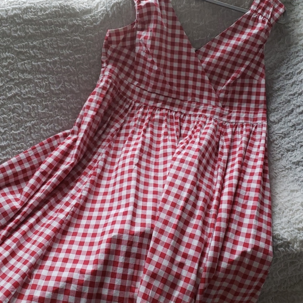 Red gingham Retro Chic dress from Torrid